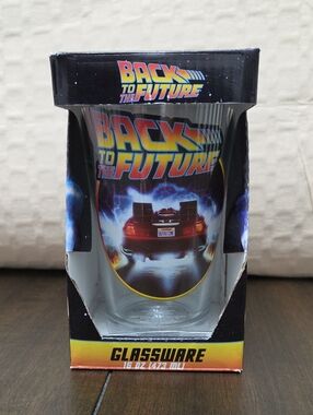 Back To The Future Collectible Glass - New In Box